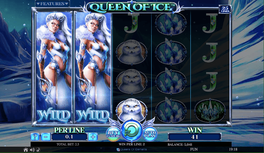Queen of Ice lošimo automatas