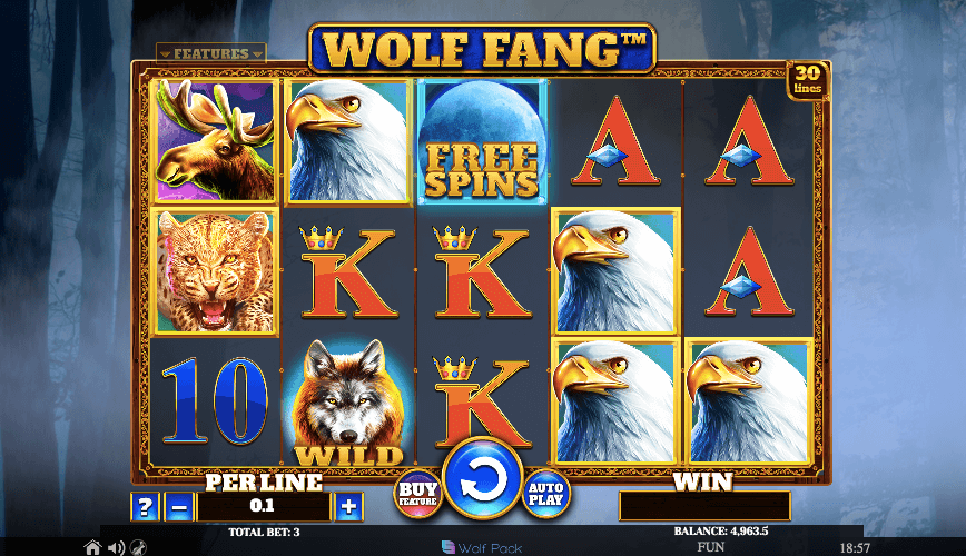 Wolf Fang lošimo automatas